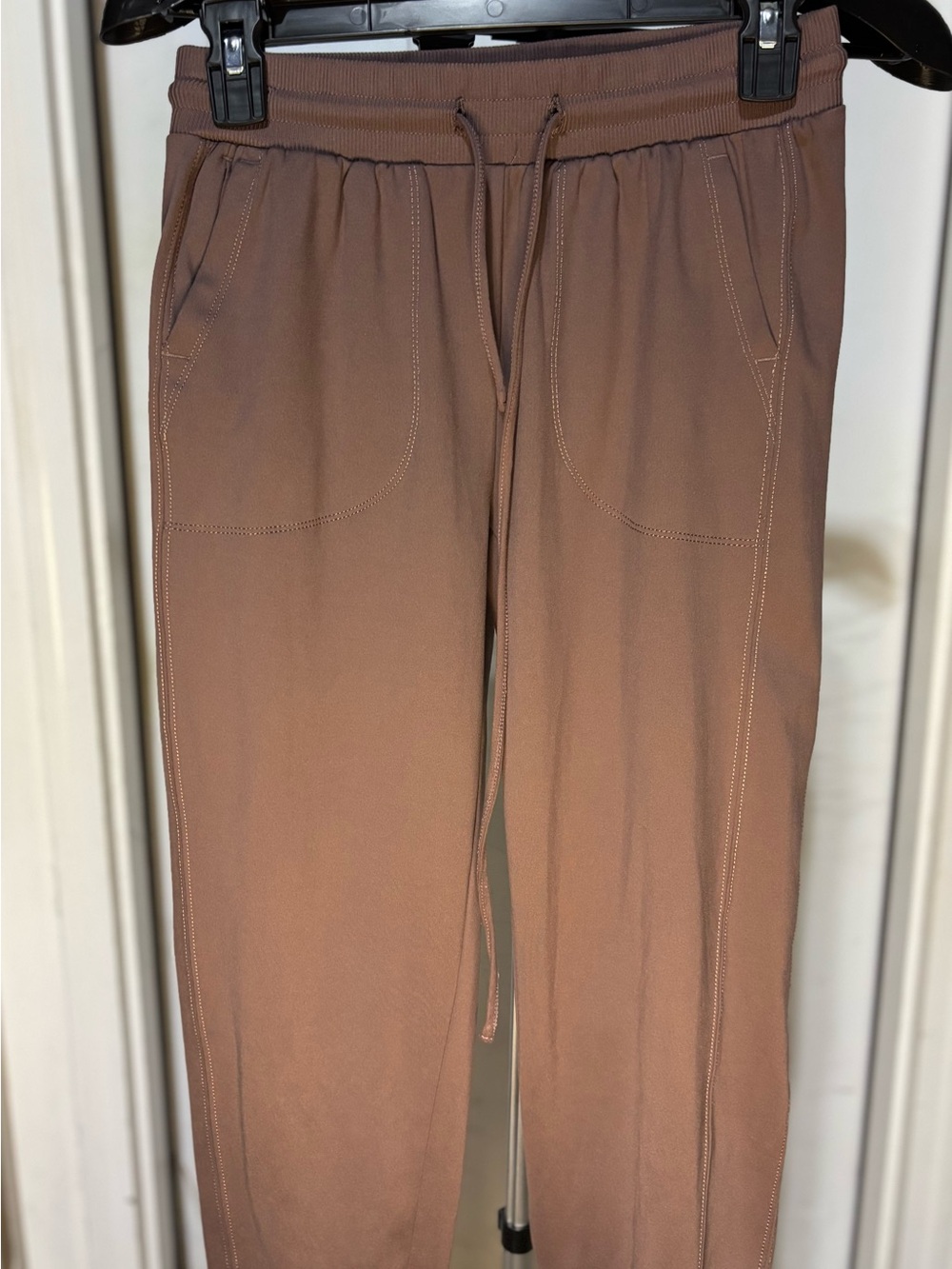 Rachel Zoe Women’s Brown Drawstring Jogger Pants Size XS Stretch